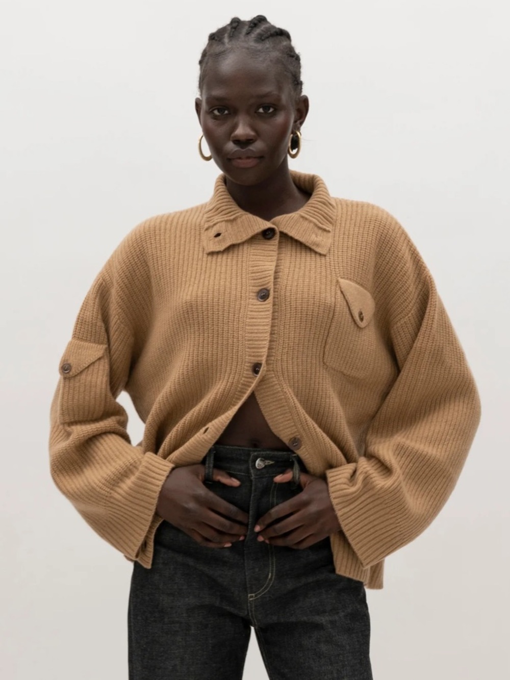 ROARI Graham Cashmere Cardigan size S/M